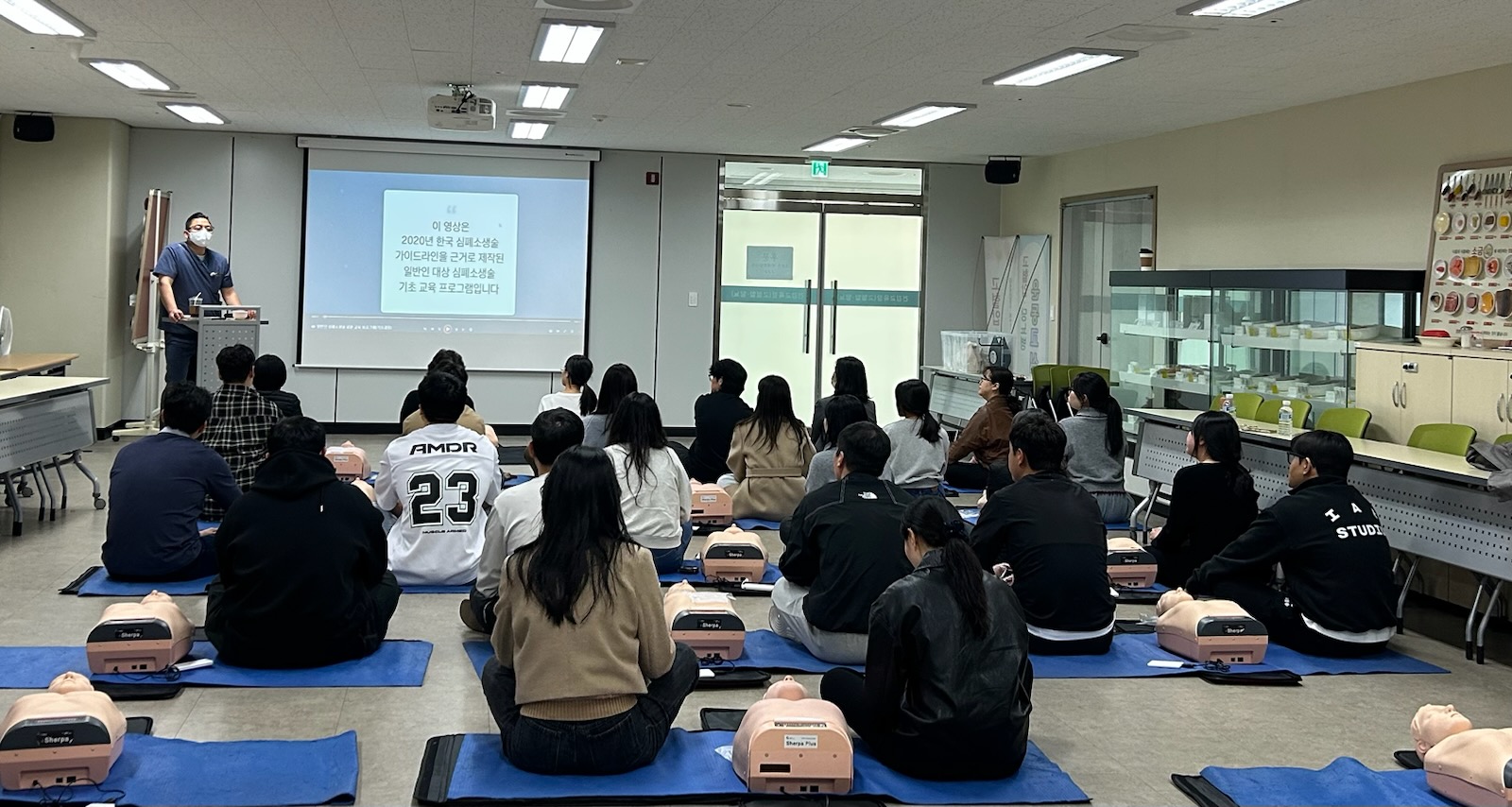 목포시보건소, 전국생활체육대축전 대비 응급처치 교육 실시