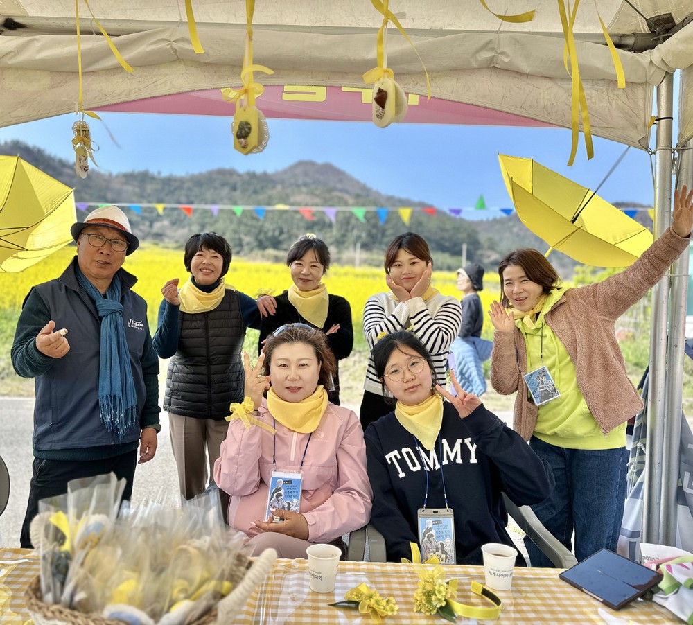 진도군, ‘섬섬옥수’ 유채꽃에 물들어가는 옥주골창작소