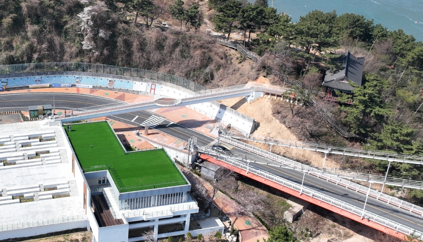 “노량 풍광 편하게 즐겨요∼”…전망대 연결보도교 개통
