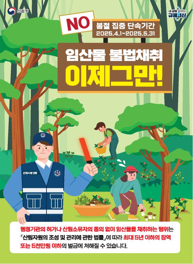 함양군, 봄철 산림 내 불법행위 및 산불예방 집중 단속