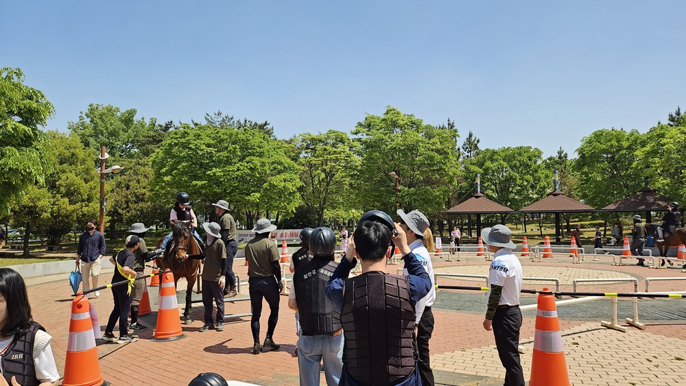 “봄날의 추억을 말(馬)과 함께!” 함안군 승마공원, 함안군민의 날 행사서 무료 승마체험 행사 운영
