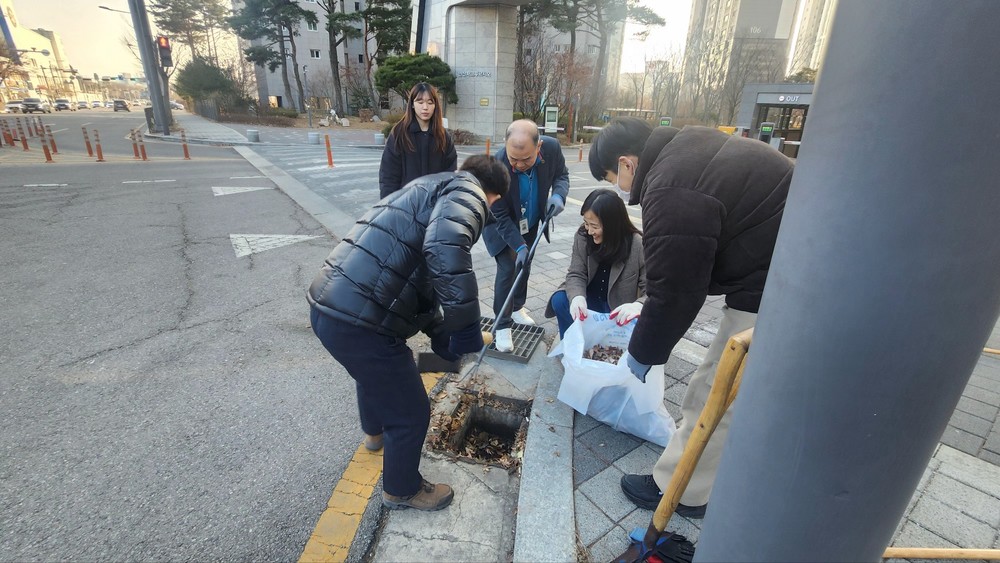 안산시, 여름철 호우 피해 예방 위한 빗물받이 현장점검 실시