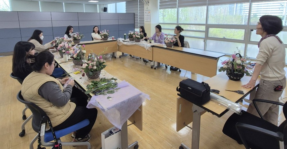 동두천시보건소, 임신부 대상 ‘플라워 테라피 태교 교실’ 인기리 운영