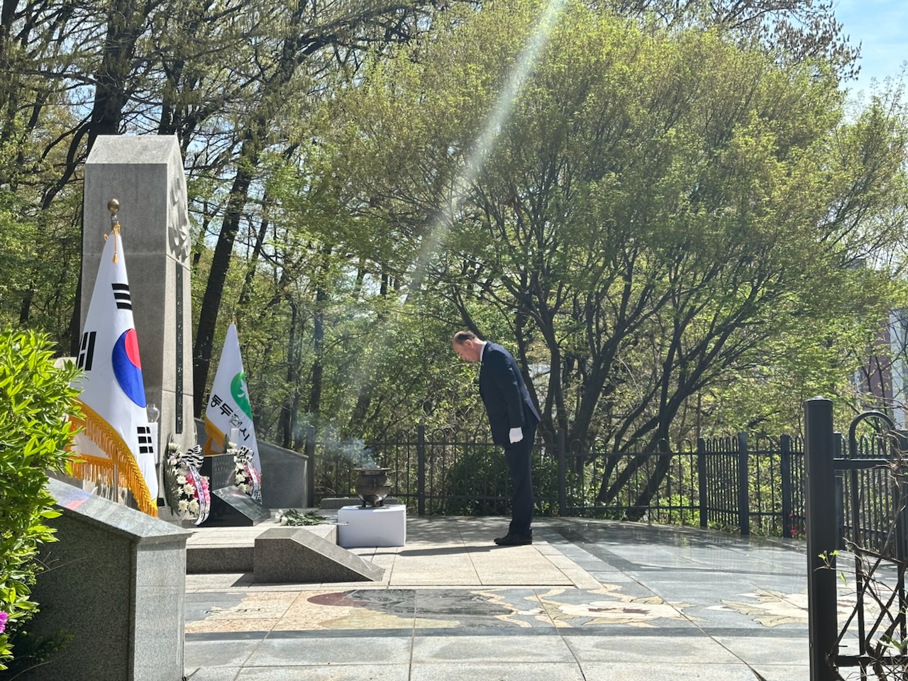 동두천시, 제29회 산불진화 순직자 추도식 개최