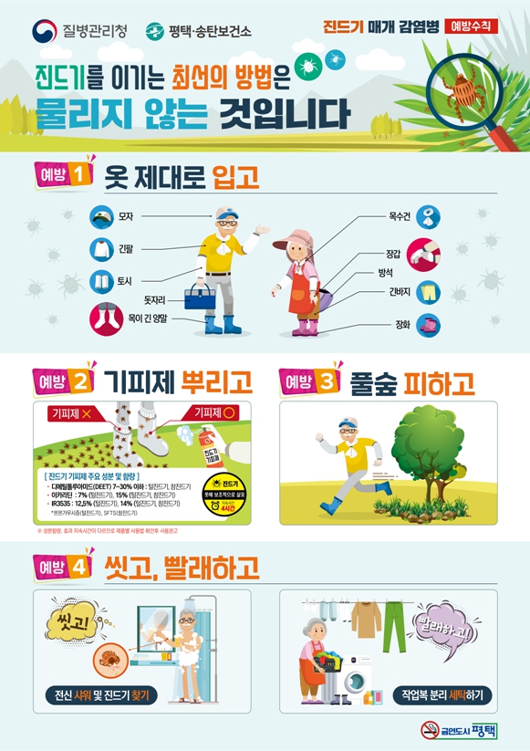 평택시, 진드기 매개 감염병 예방관리 사업 추진