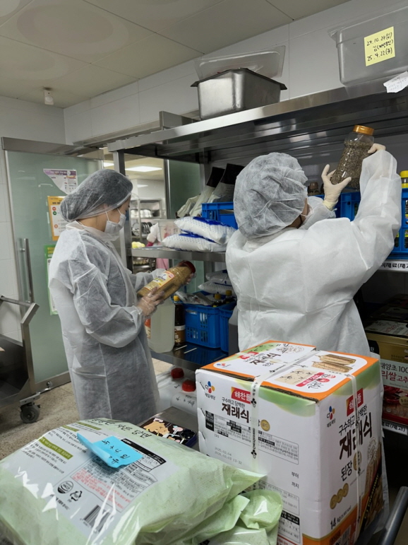 파주시, 학교·유치원 집단급식소 108곳 합동 위생 점검 완료