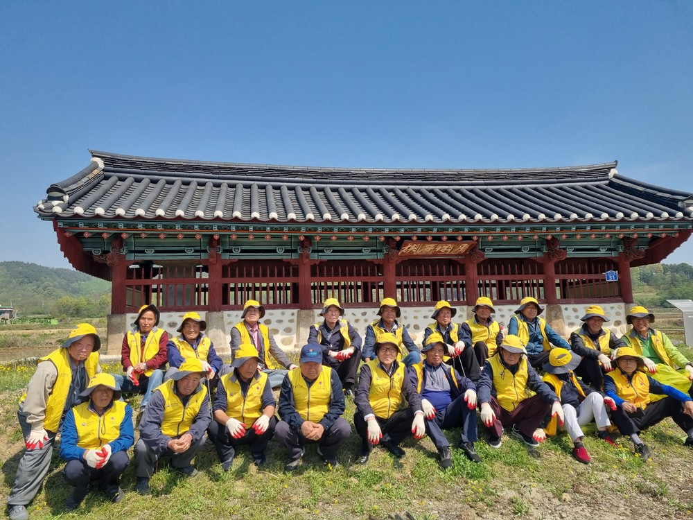 보은군 탄부면노인자원봉사단, 문화재 지킴이 역할 톡톡