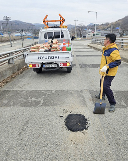 임실군, 안전한 도로 환경 조성 도로 정비 실시