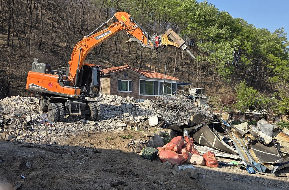 안동시, 산불피해 주택 철거에 박차