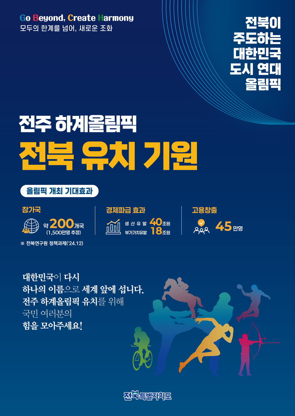 전주국제영화제에 뜬 올림픽… 전북,‘전주 하계올림픽’유치 열기 달군다
