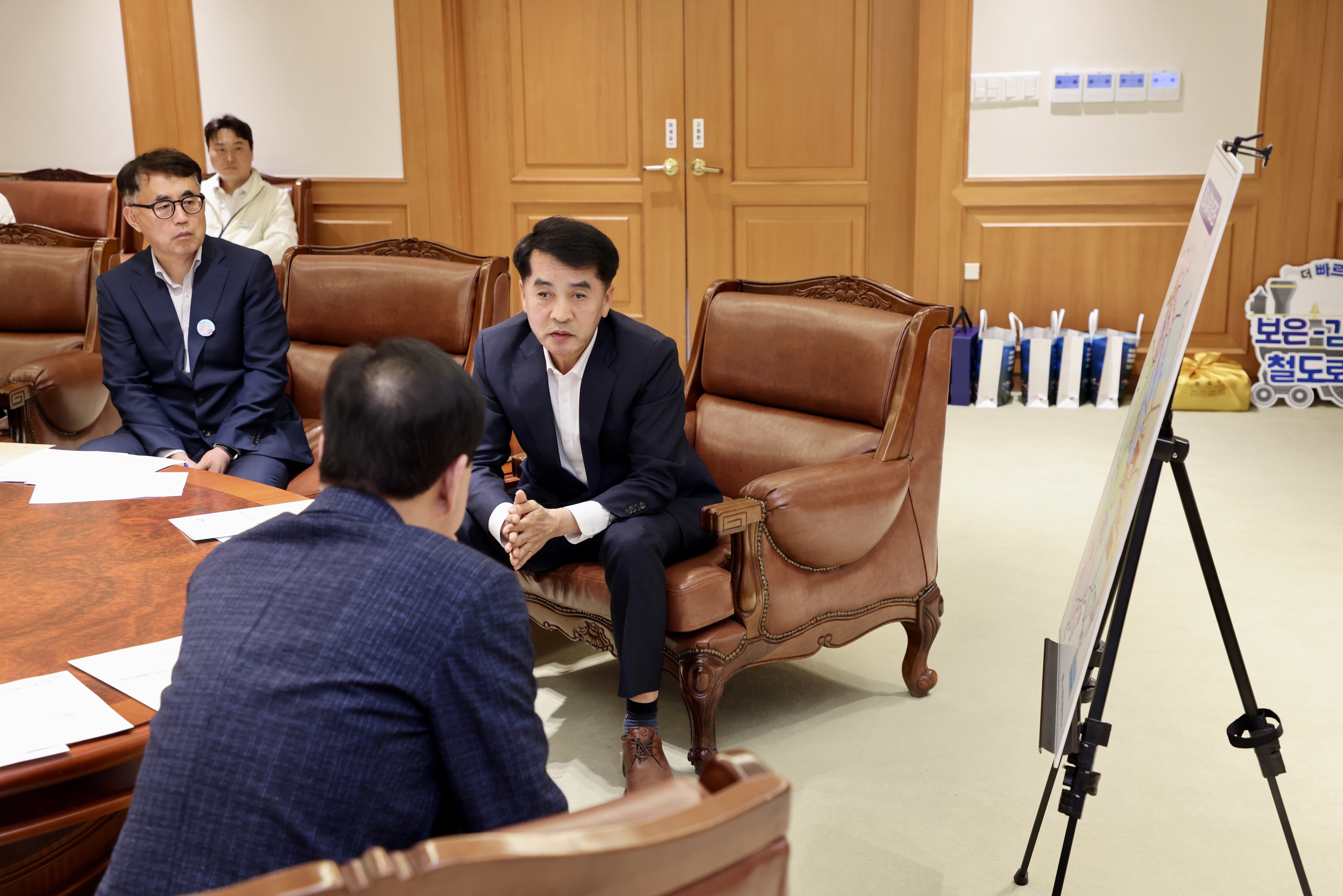 최재형 보은군수, 보은군 철도 유치를 위한 잰걸음