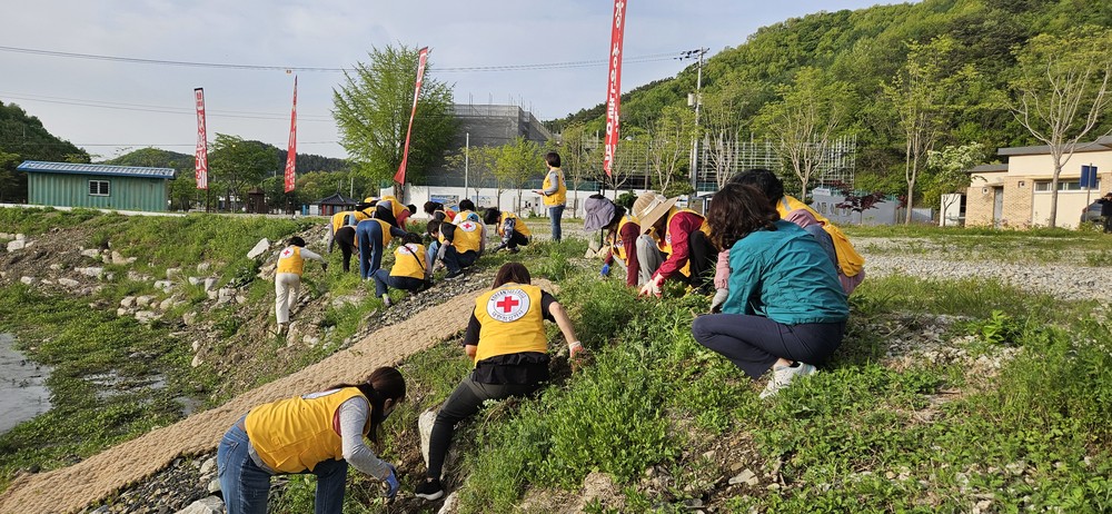 진안군 성수면 적십자봉사회, 봄맞이 환경정화활동
