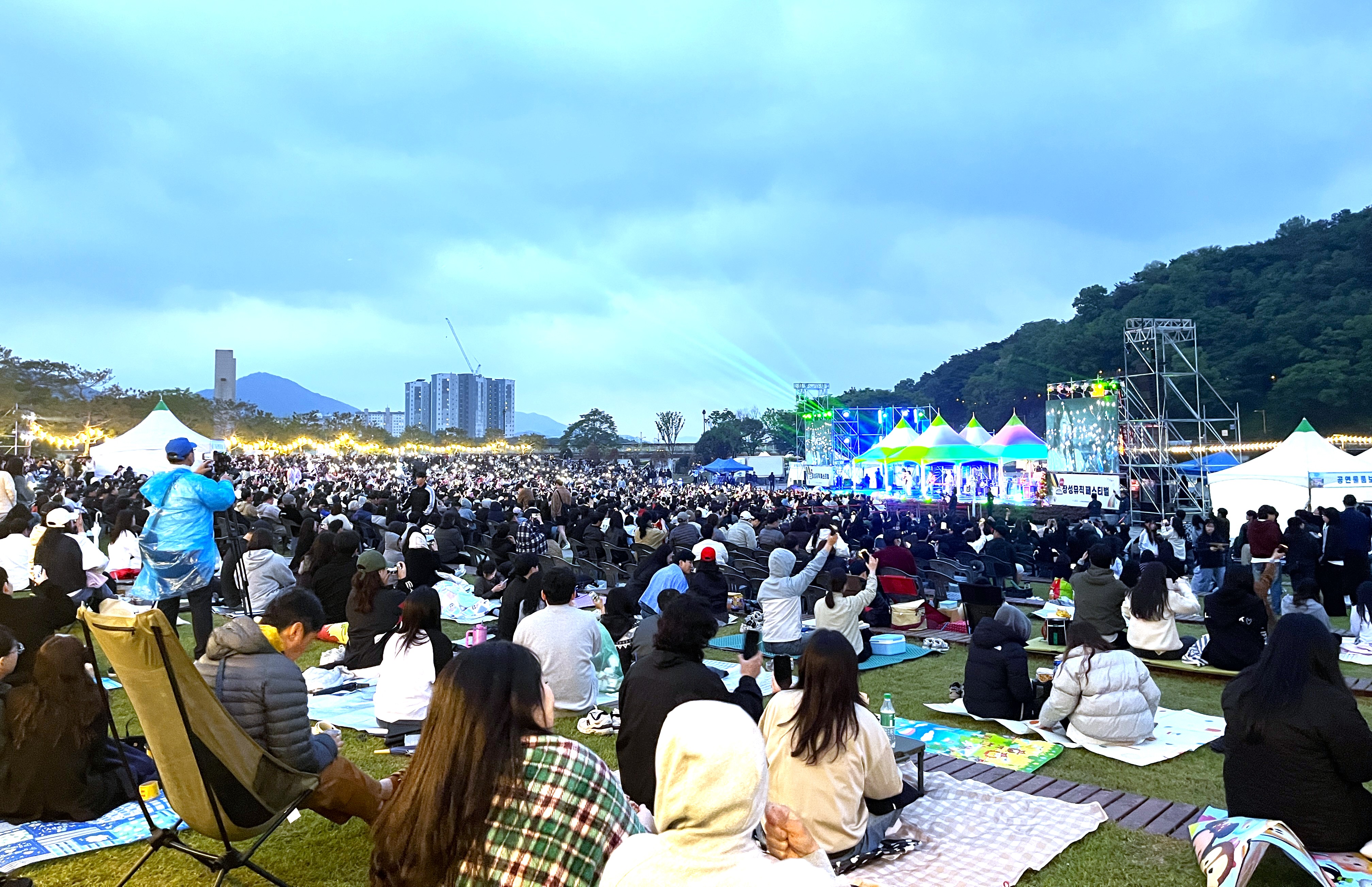 장성군 뮤직 페스티벌, 5천여 명 관객 열광… "또 오고 싶어요!"