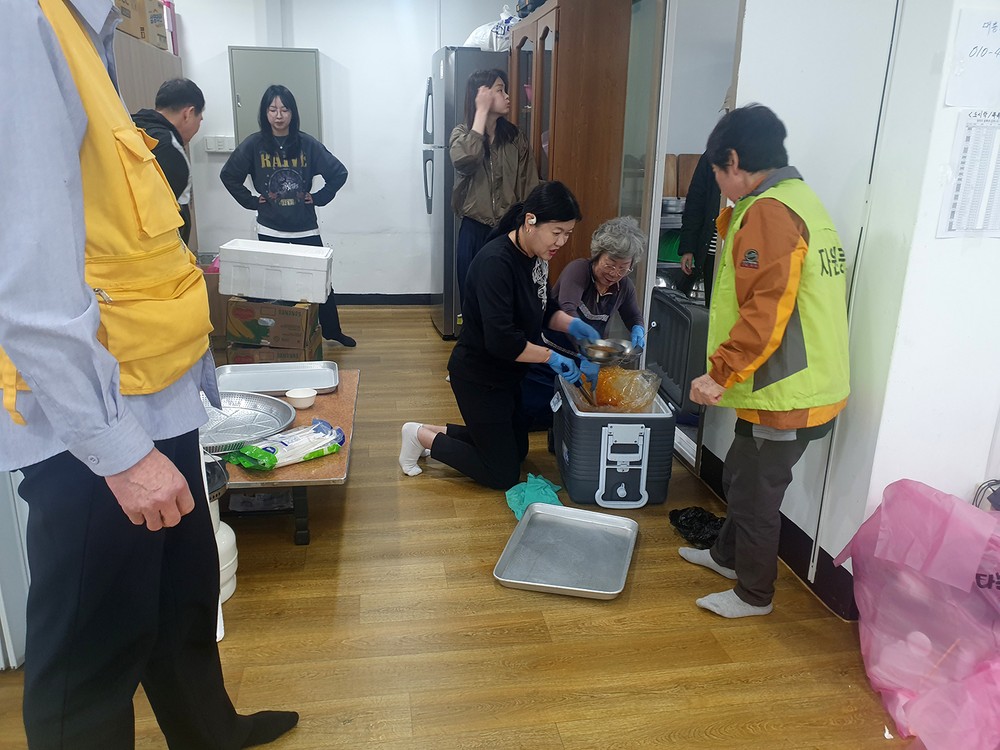 안동시청 구내식당, 사랑의 배식 봉사활동 실시