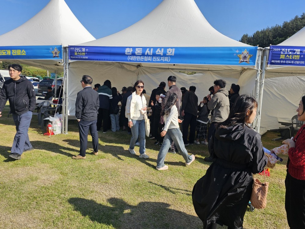 진도군, 진도개페스티벌에서 한돈 시식회 열어