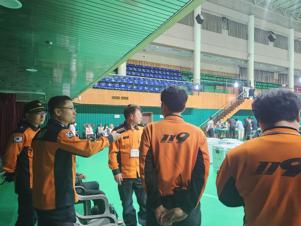 전북특별자치도소방본부, 제21대 대통령 선거 투·개표소 대상 화재안전대책 추진