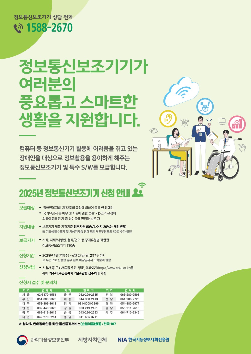 예산군, 장애인 정보격차 해소 위해 정보통신보조기기 보급 추진