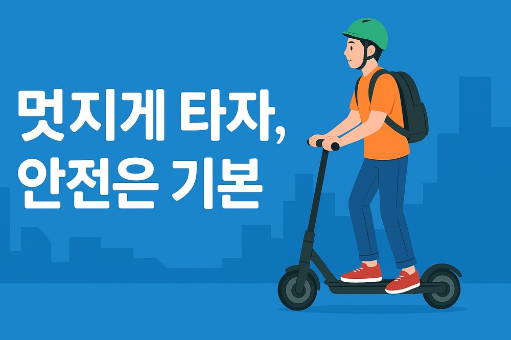 평택시, 가정의 달 맞아 중고교 앞 PM 안전 캠페인 전개 '멋지게 타자, 안전은 기본!'