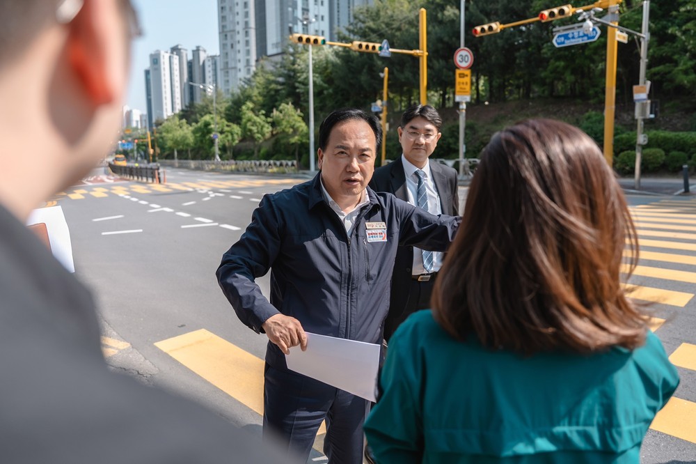 오산시, 재포장 공사 현장실사로 해법 모색