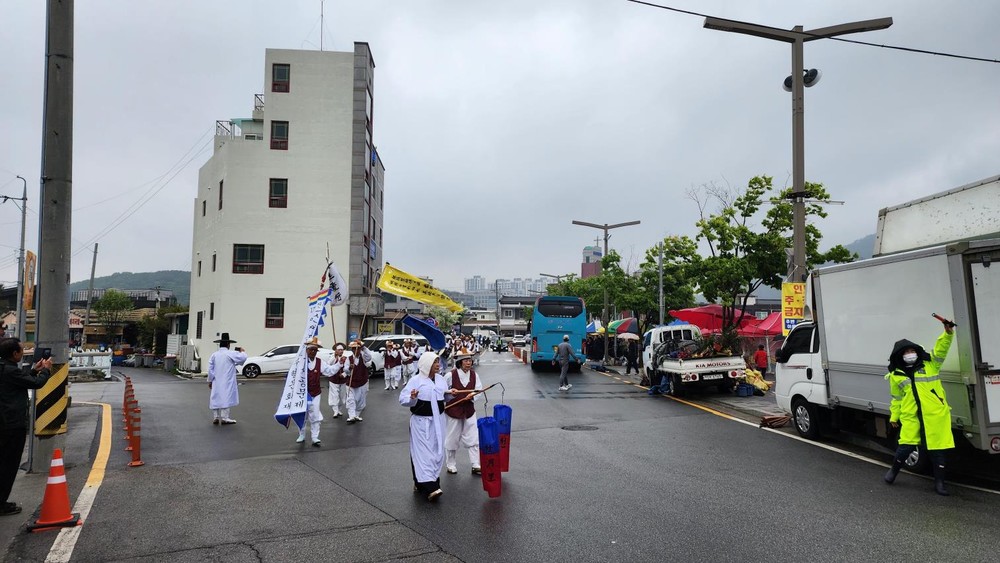 예산군 174년 역사 예덕상무사, 예산시장 광장서 길놀이 공연 개최
