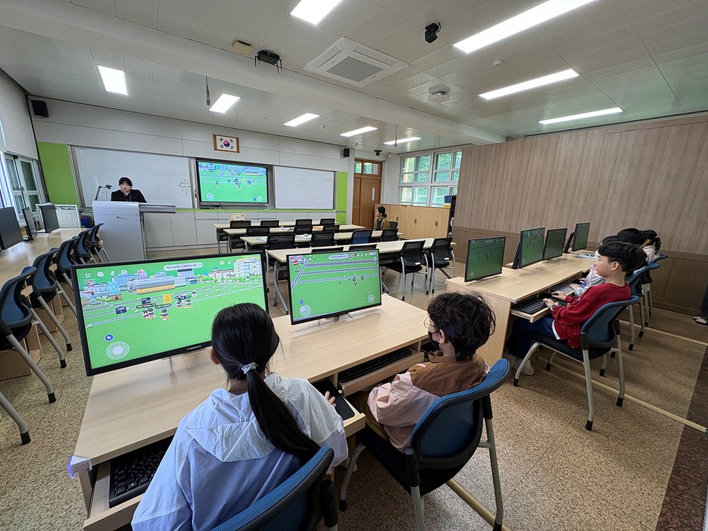 여수시, 초등학생 대상 ‘가상현실에서 배우는 도로명주소’ 교육 진행