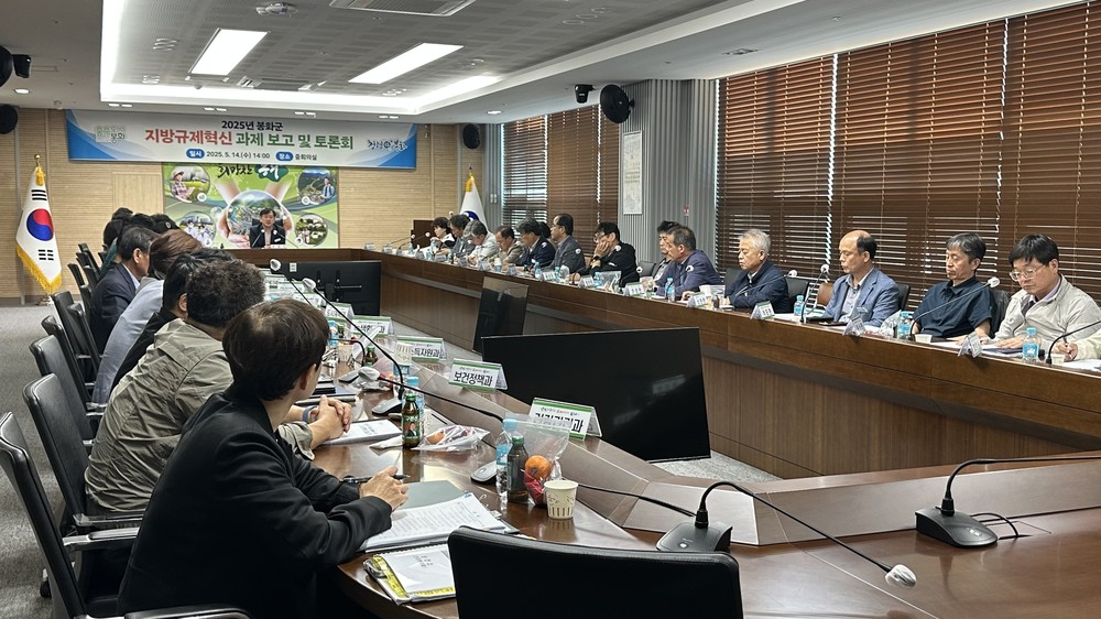 봉화군, 규제개혁 아이디어 한자리에…생활불편 해소·경제 활력 모색