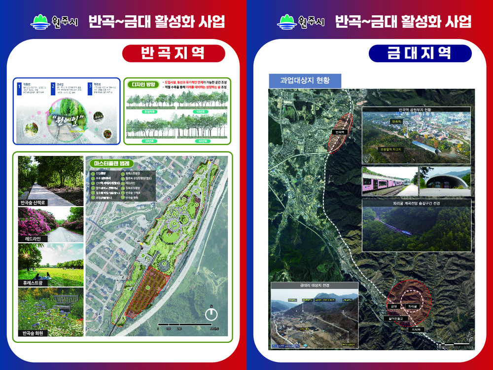 원주시, 반곡-금대 관광활성화 사업 본격 시동