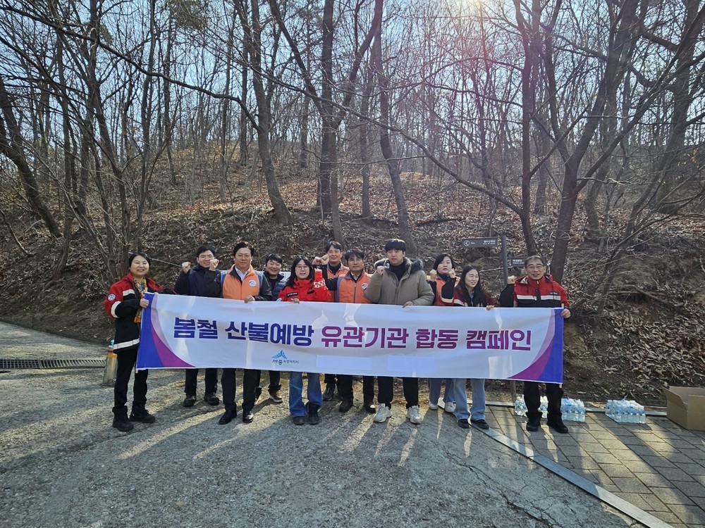 세종시, 봄철산불조심기간 산불피해 최소화 성공