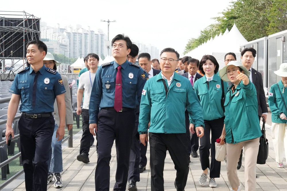 제17회 중랑 서울장미축제 안전 이상무! 중랑구, 축제 하루전 현장 안전관리 합동점검 실시
