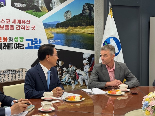 고창군, 주한영국대사관과 ’기후·생태·에너지‘ 협력 방안 논의