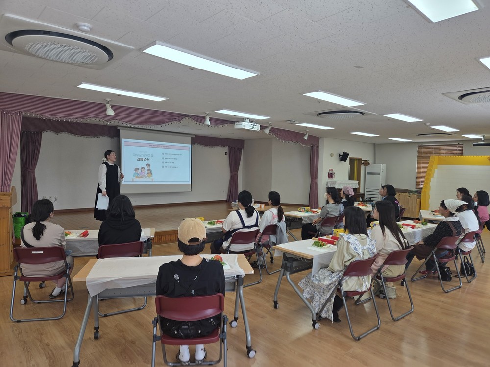 옥천군보건소, 건강한 식생활 위한 학부모 영양교육 실시