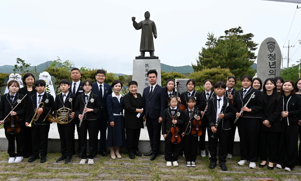영광군 꿈키움 드림오케스트라 감동적인 식전 공연 선사