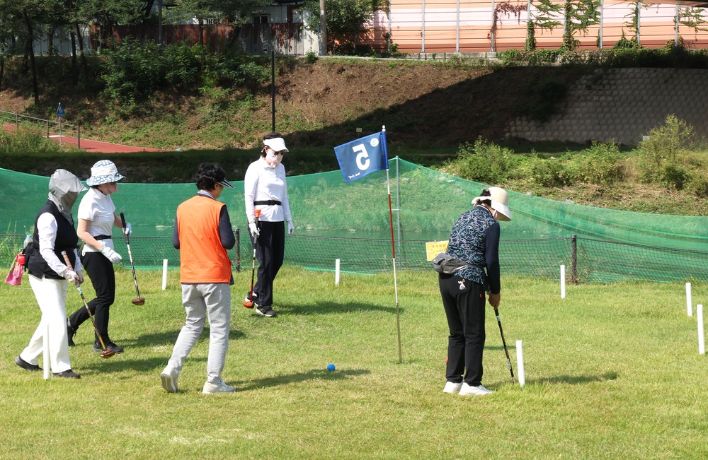 강남구, 제1회 가족 파크골프대회 개최…세대 간 소통·화합의 장 마련