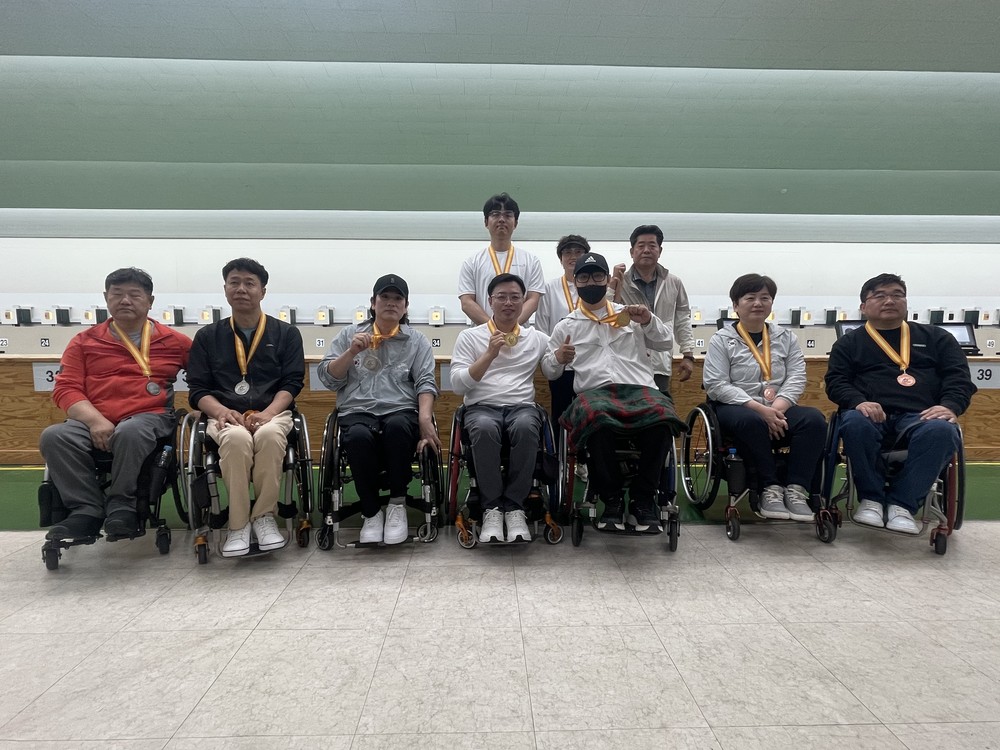 BDH파라스, 전국장애인사격대회서 12개 메달 획득