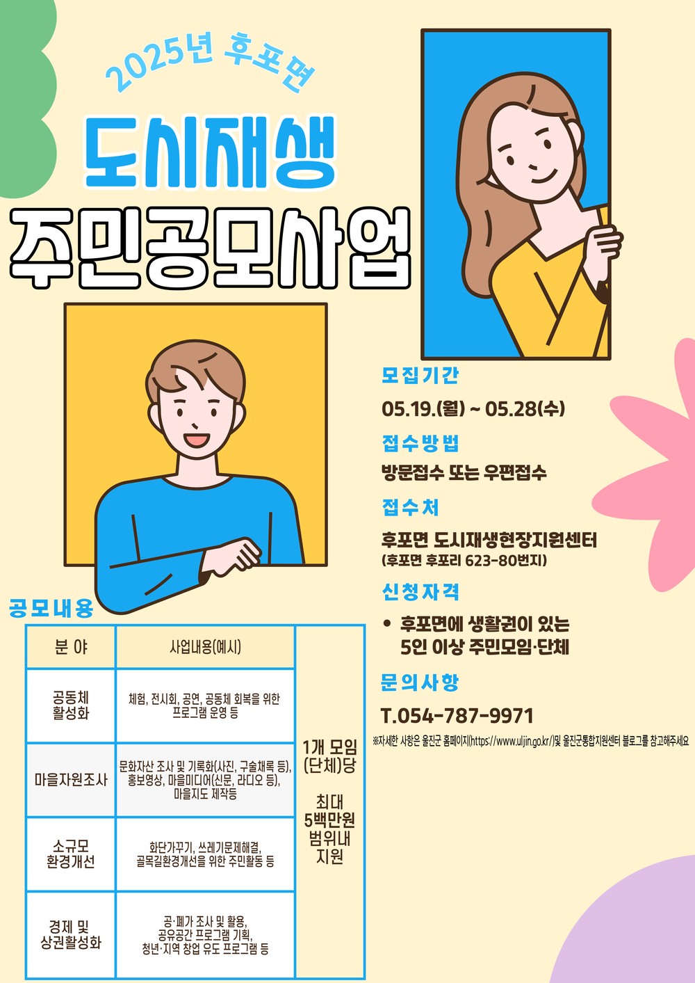 울진군, 주민 주도 도시재생 ‘시동’