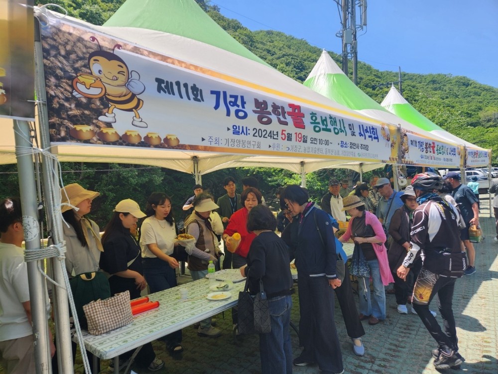 기장군, 2025년 기장 봉한꿀 홍보행사 개최