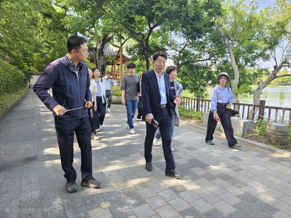 우범기 전주시장, 덕진공원 대표관광지 조성 관련사업 현장 점검