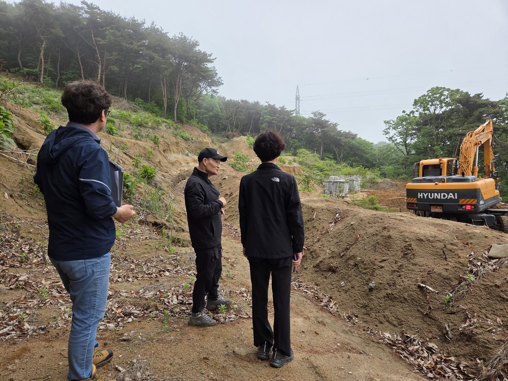 삼산면, 집중호우 대비 개발행위 허가지 현장 점검