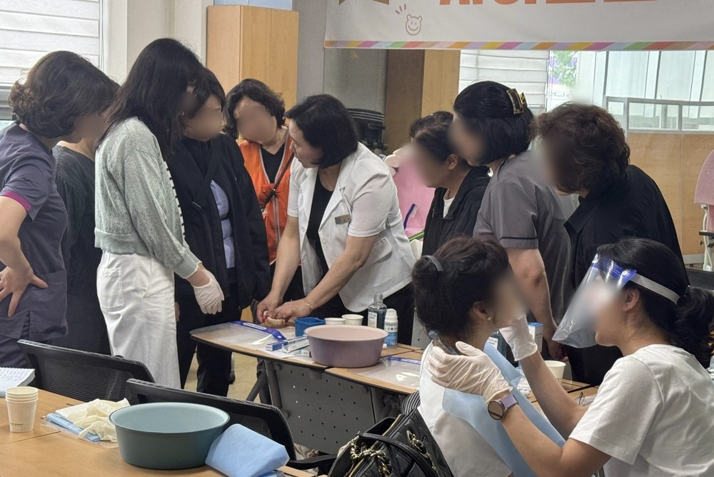 김포시 보건소, 요양기관 돌봄 종사자 대상 구강관리 교육 실시
