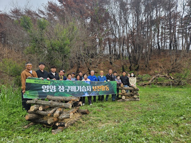영양 장구메기습지, 산불피해 지역 생태회복 시동