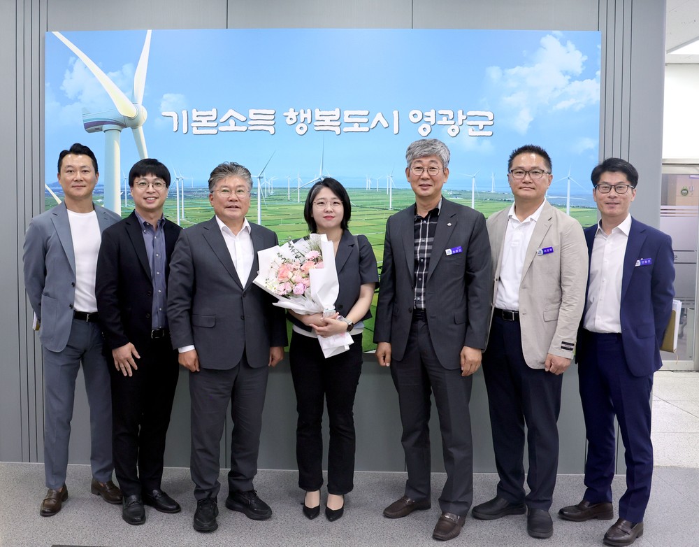 영광군, 기본소득당 용혜인 대표와 정책 간담회 개최 - 재생에너지 기반 기본소득 협력 강화 시범도시 지정 요청
