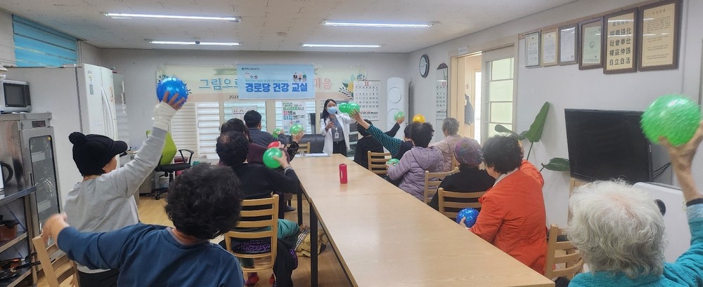 송탄보건소, 2025년 경로당 운동교실 운영