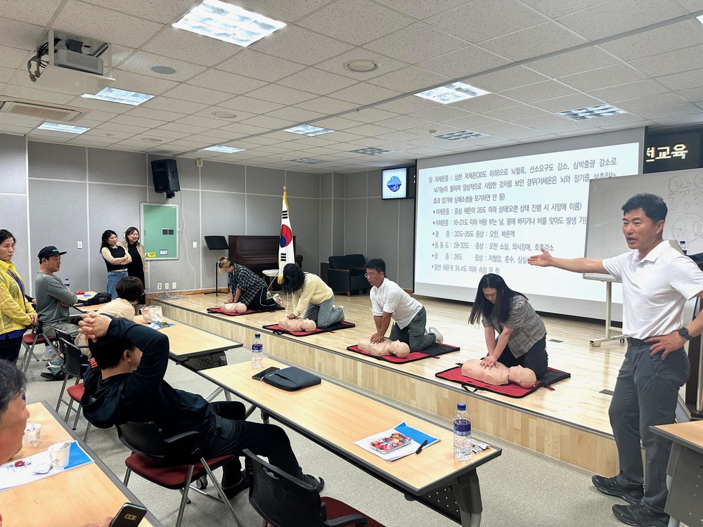 남해군, 생태환경교육(바다학교) 운영 대비 안전교육