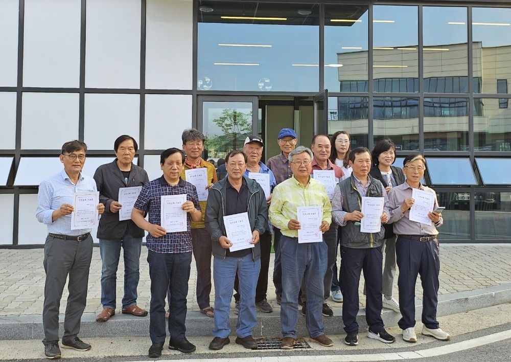 정읍시 칠보면, 목공예 안전교육 수료…주민과 함께한 성취의 시간