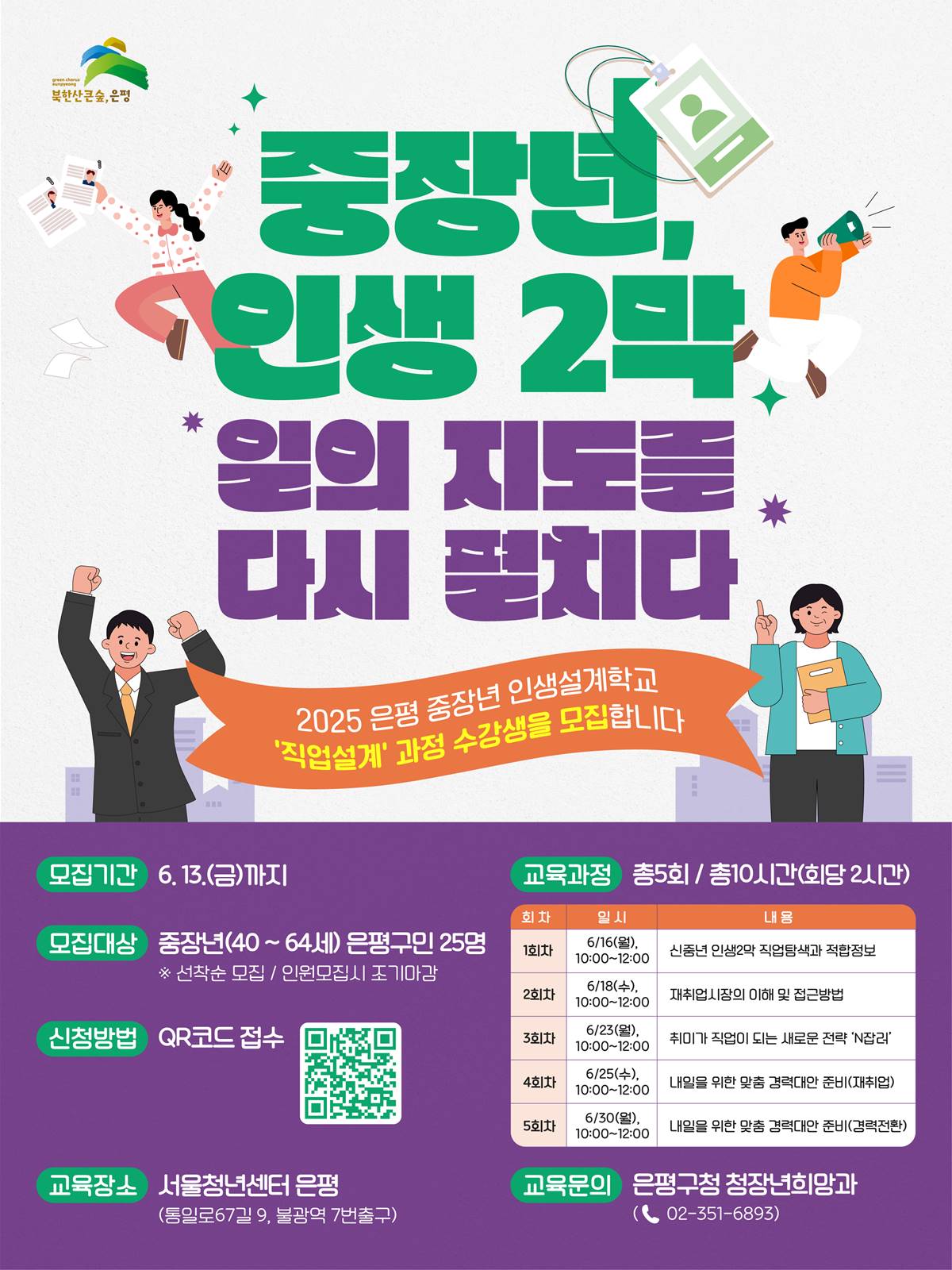 은평구, 중장년의 인생 2막을 위한 지도 펼친다