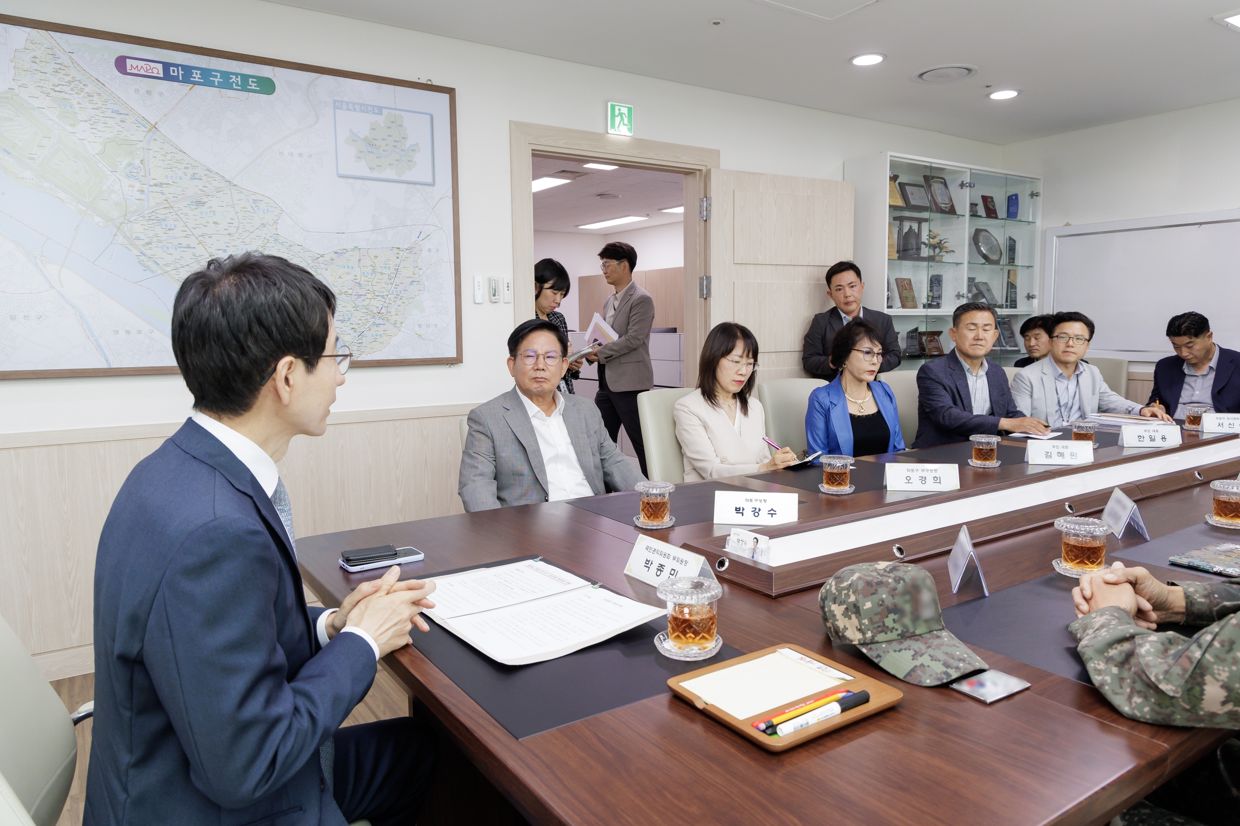 마포구, 합정동 군부대 이전 4자 간담회 개최