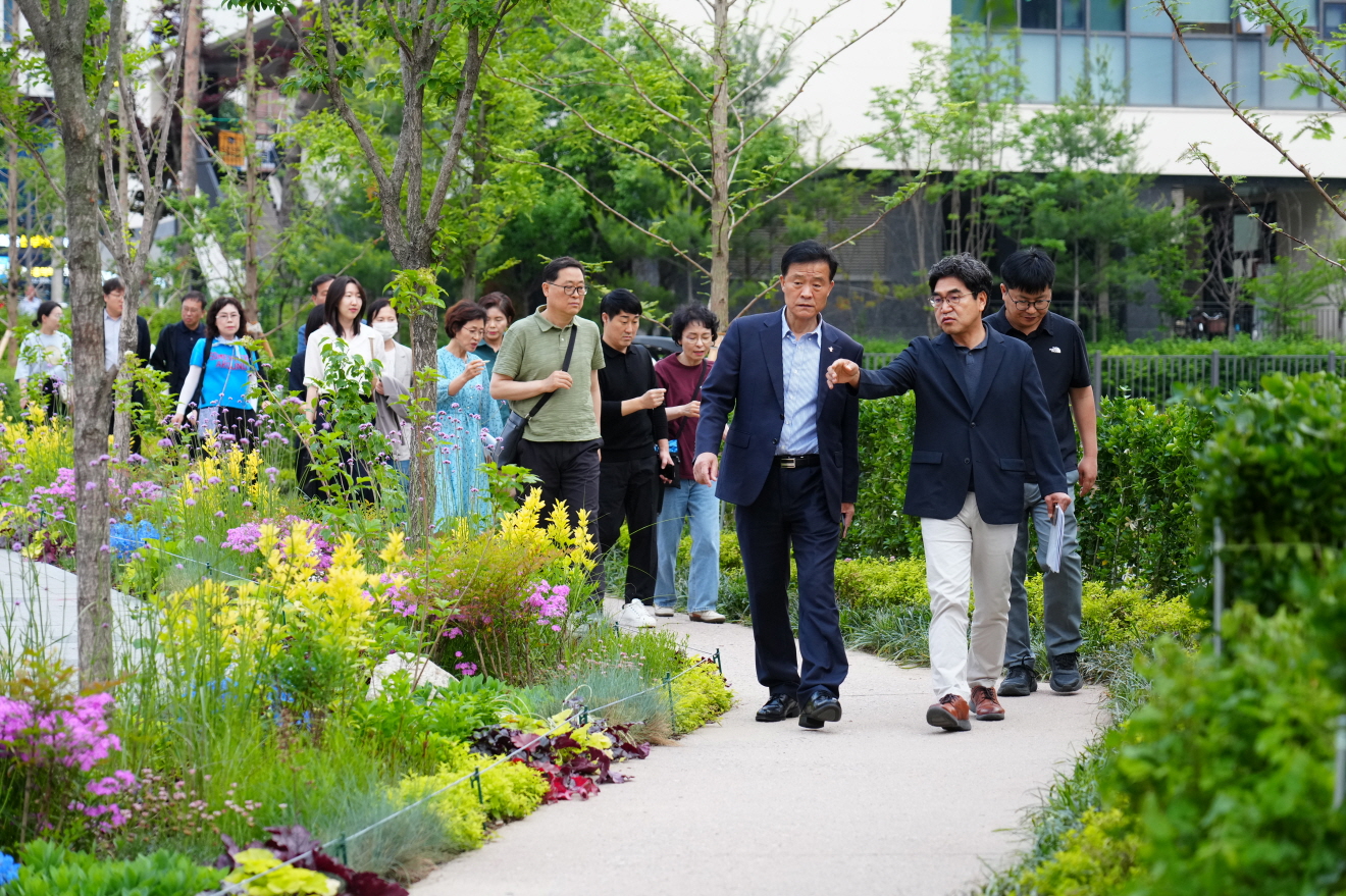 이승로 성북구청장, 하루 동안 주요 현장 네 곳 잇따라 점검