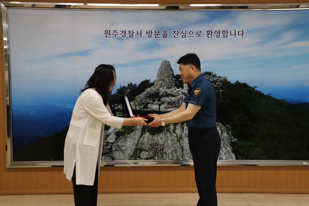「성매매근절 및 집결지 폐쇄를 위한 범시민연대」 원주경찰서장과 간담회 가져