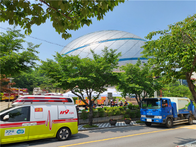 안성시시설관리공단, 재난대응 안전한국훈련 참여