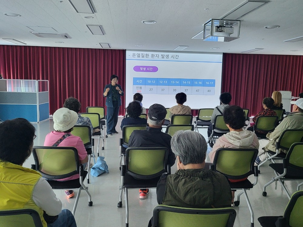 남동구, 취약계층 온열질환 예방 안전교육 실시